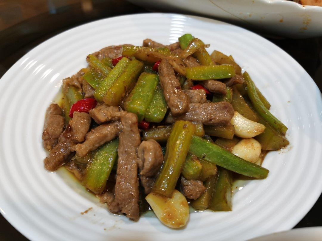 莴笋炒牛肉