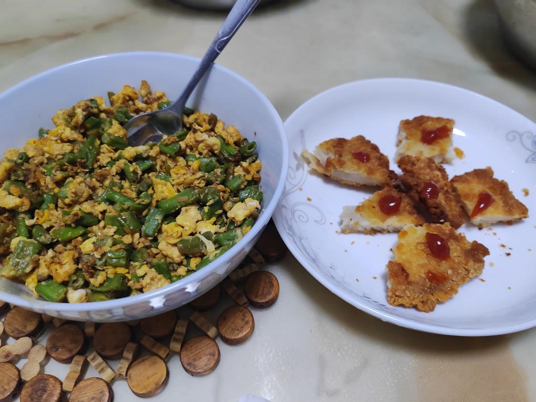 豆角炒蛋超级下饭菜，不好吃算我输