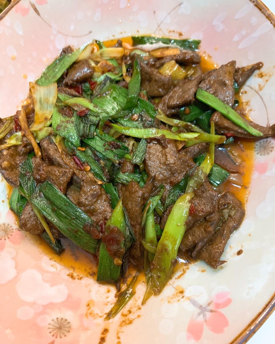 爆炒猪肝（川味）