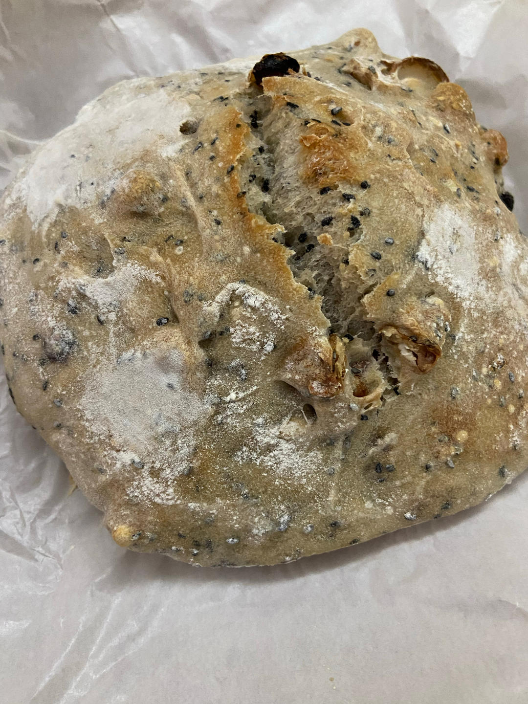 欧包的秘密（免揉/大孔洞/核桃/超简单）