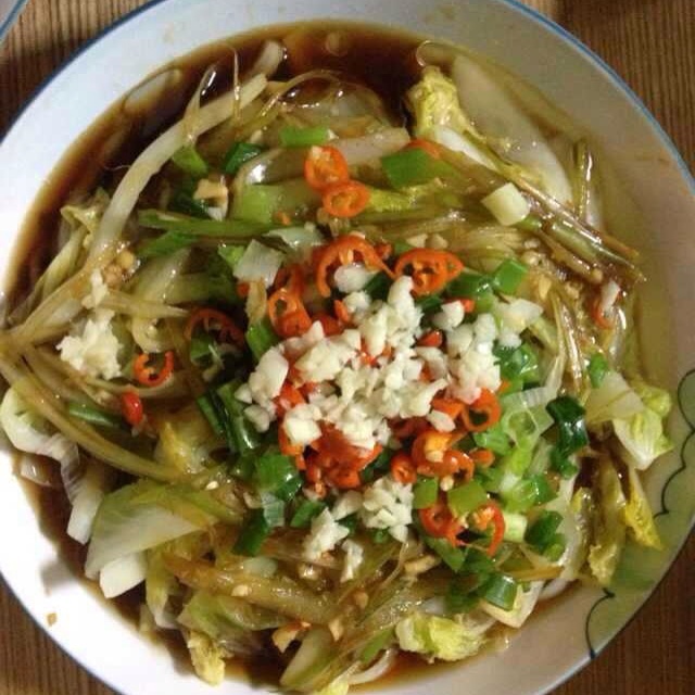 白灼秋葵