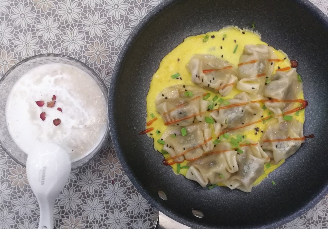 鸡蛋煎饺（零失败）