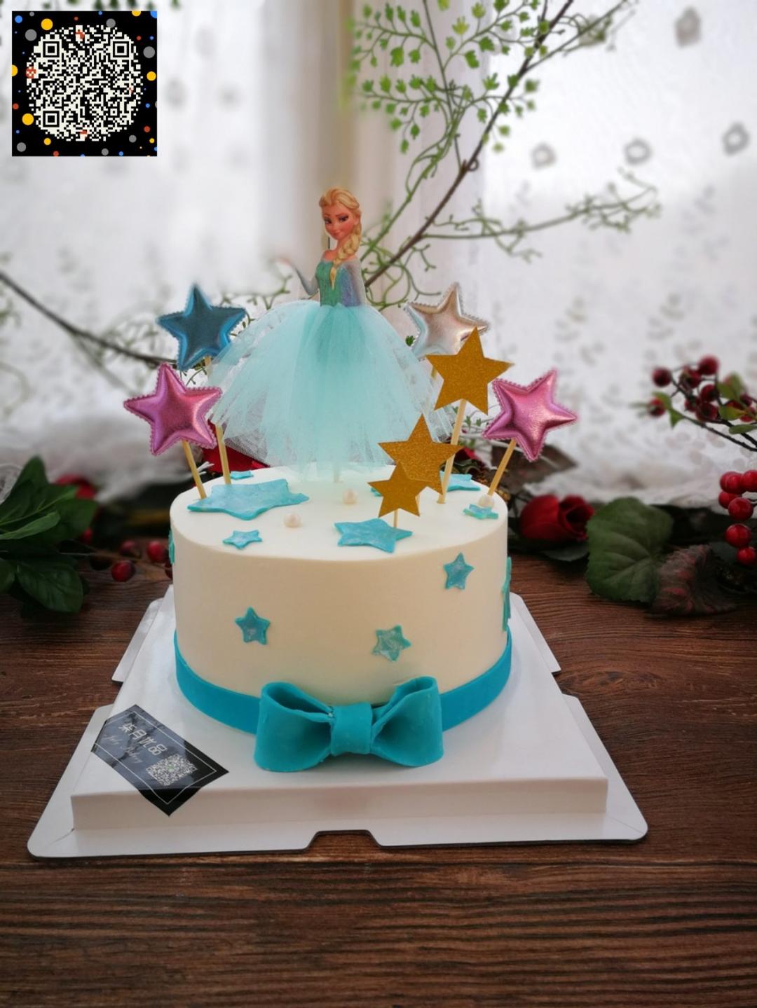 冰雪奇缘蛋糕