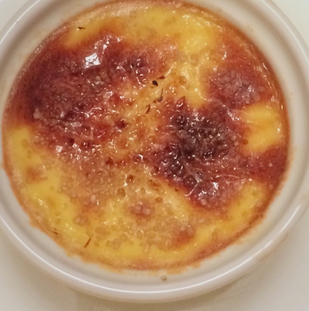 Crèmebrulée。法式烤布雷。焦糖布丁。