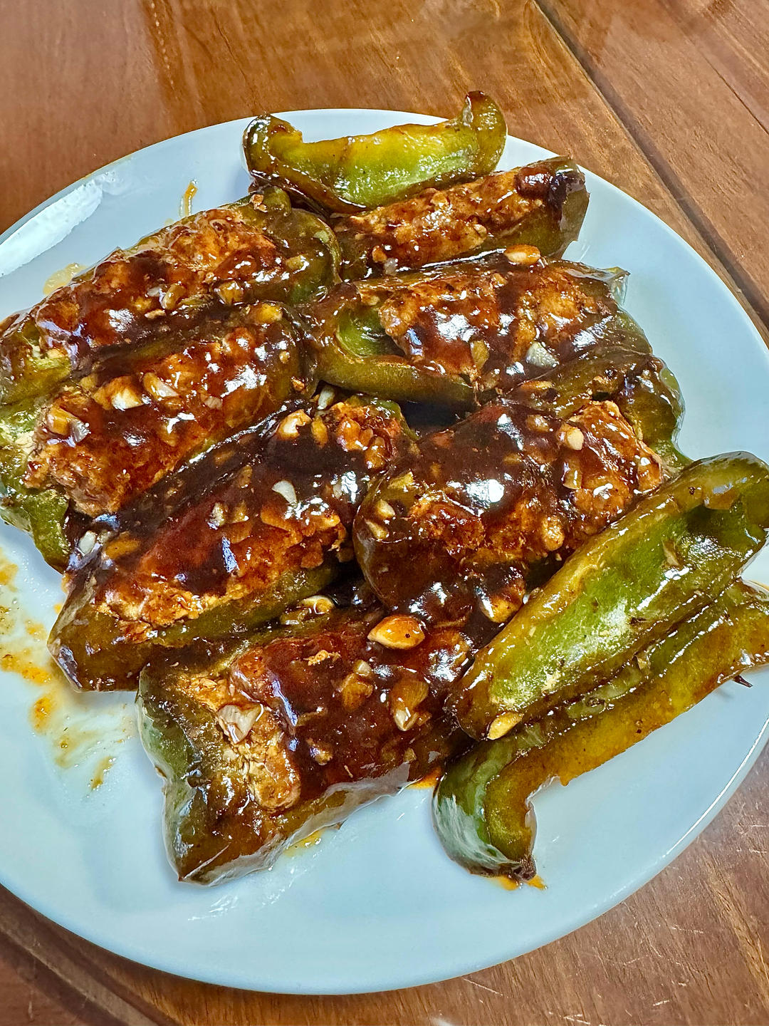米饭杀手‼️虎皮青椒酿肉