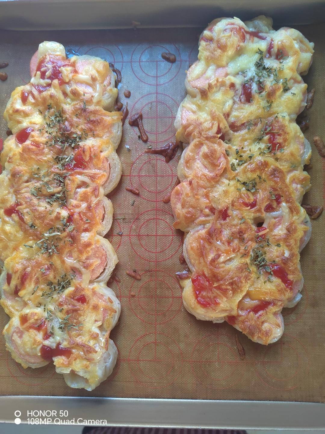 💡手抓饼N种吃法㊙️拉丝芝士香肠酥巨好吃