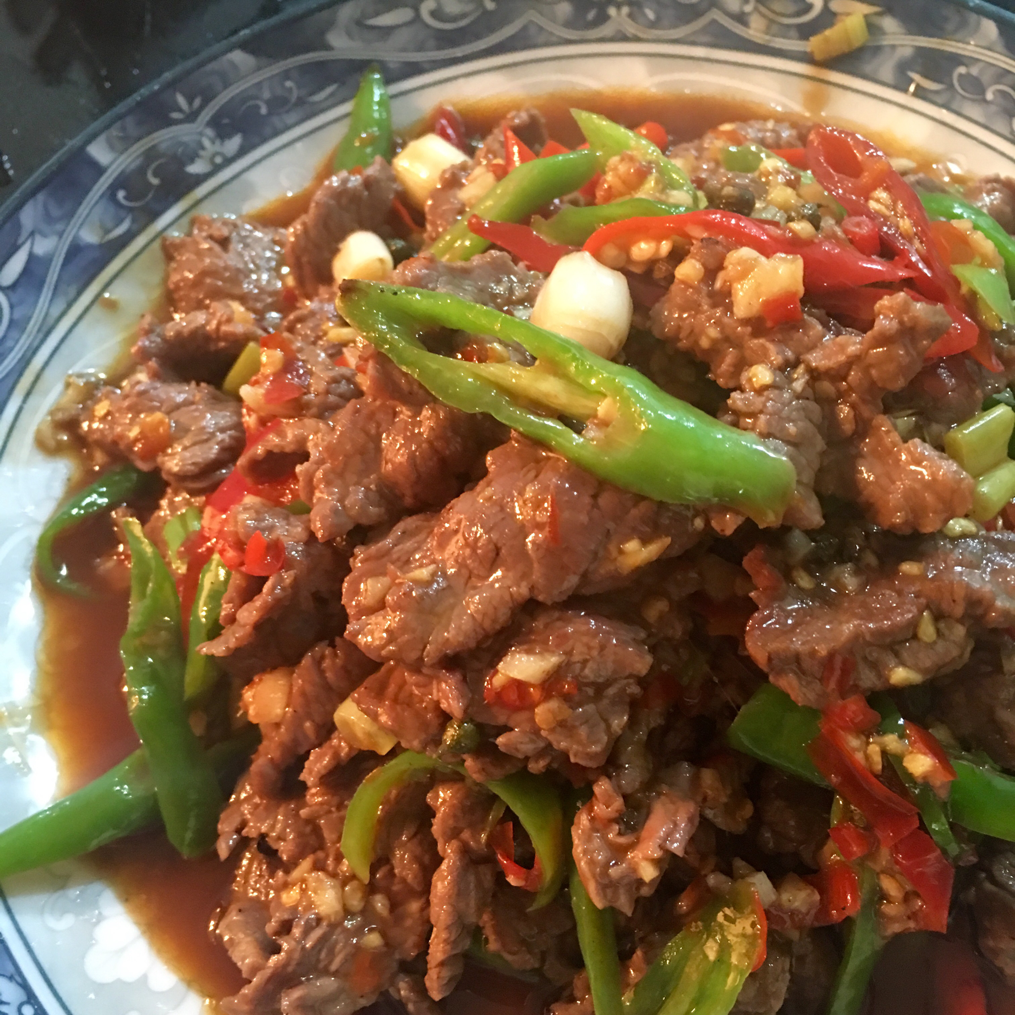 麒羽私厨做的椒香嫩牛肉