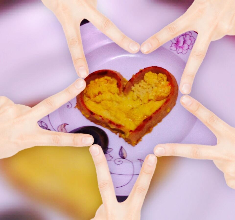 爱心早餐心形蛋