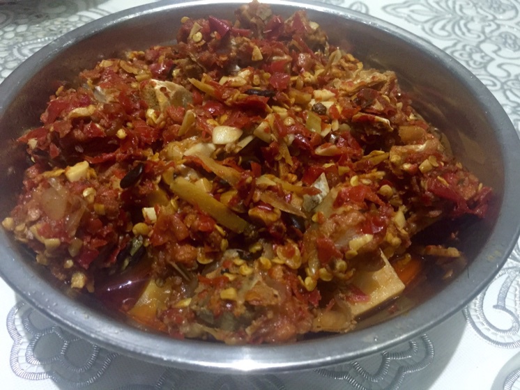 剁椒排骨蒸土豆