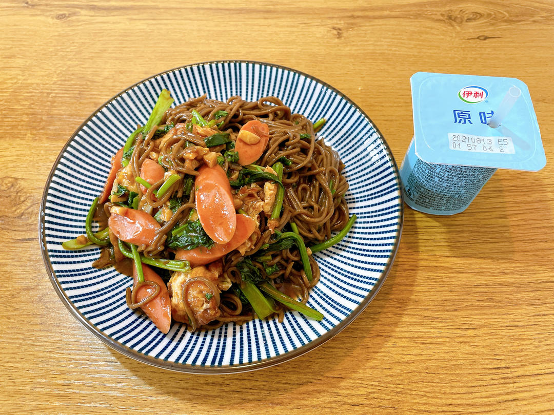 减脂荷包蛋焖荞麦面