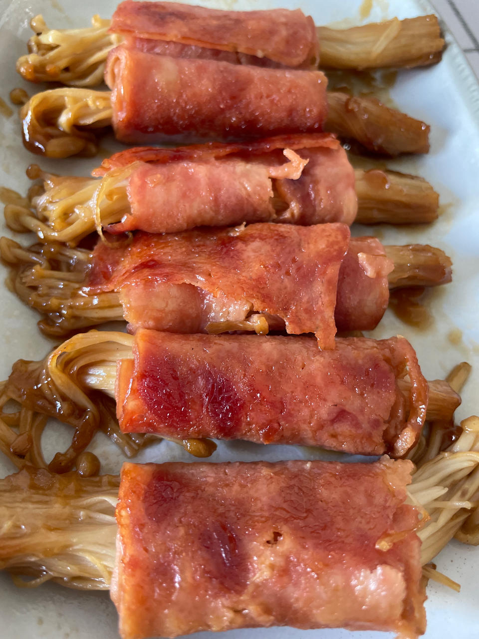金针菇培根卷