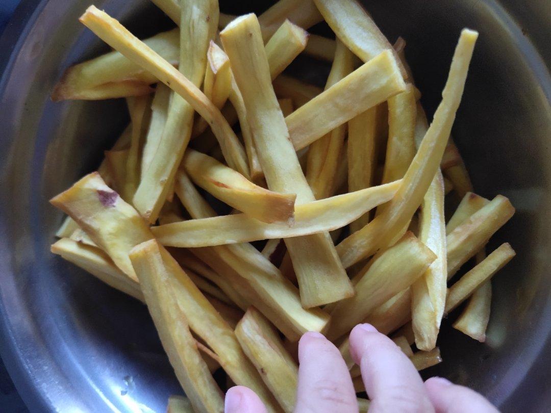 清爽简单炸红薯条（炸地瓜条）