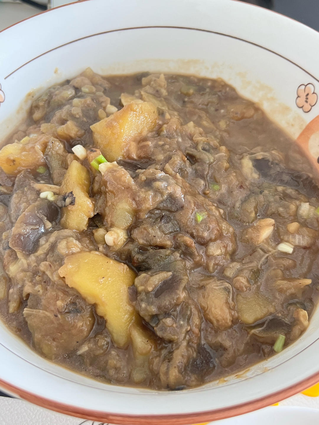 东北酱茄子土豆尖椒