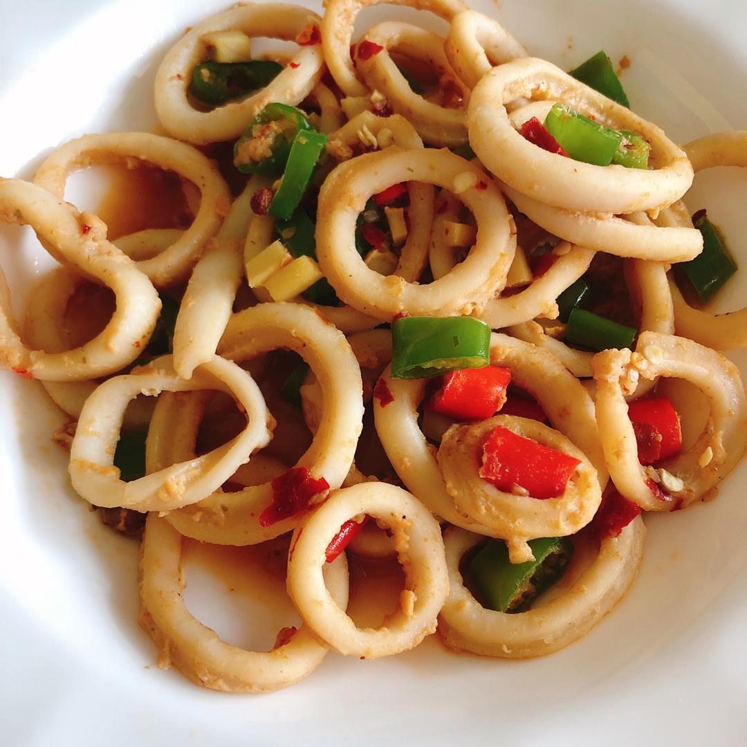 grizzzz做的香辣鱿鱼圈