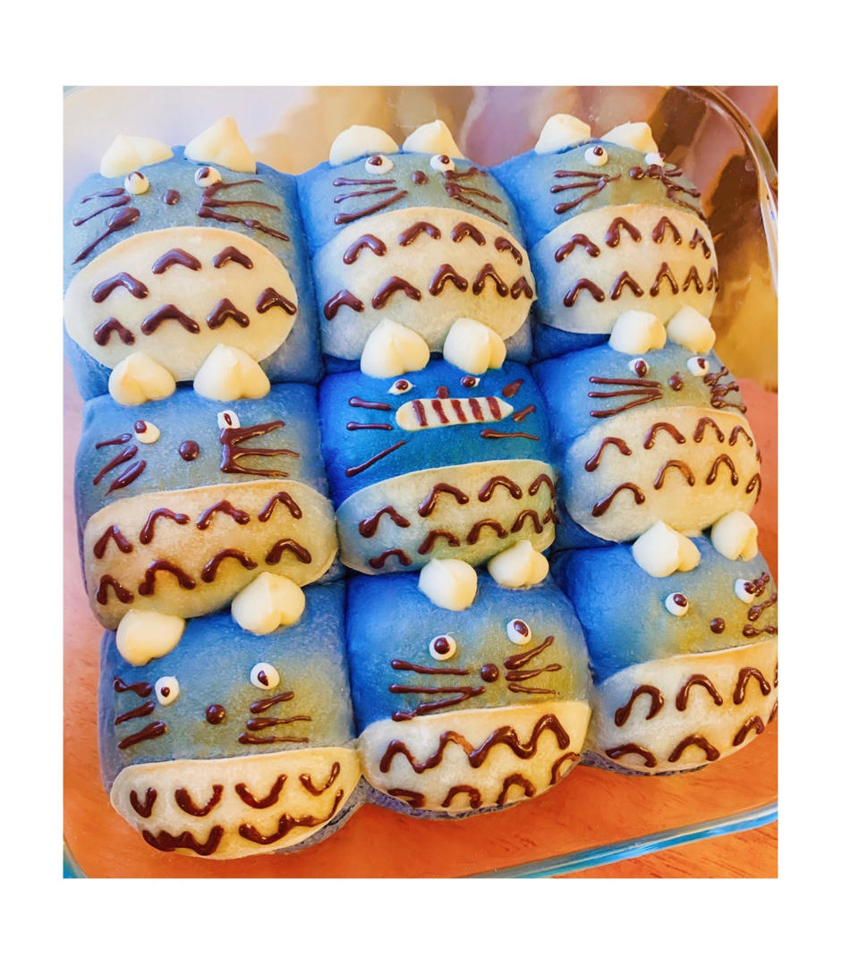 蝶豆花版·龙猫挤挤小面包