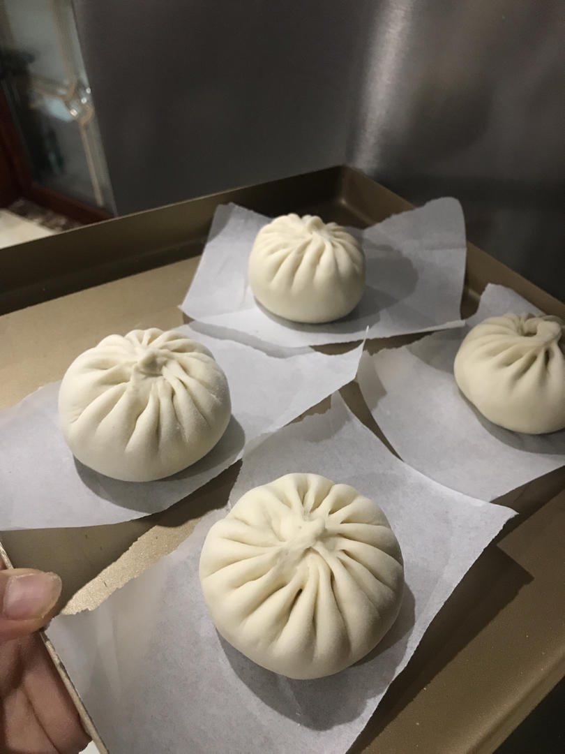又美又暄软的——豆沙包！