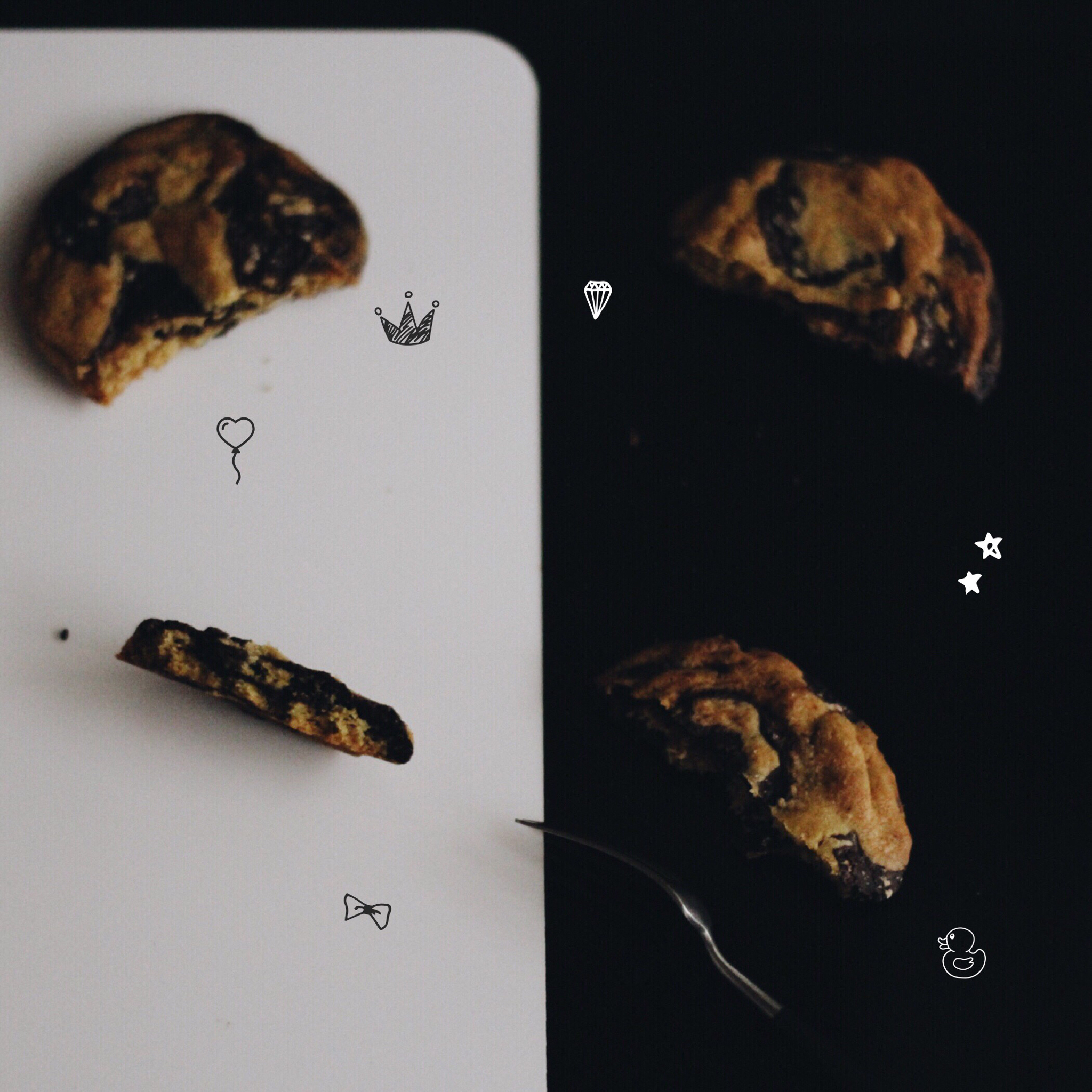 香草海盐巧克力大曲奇