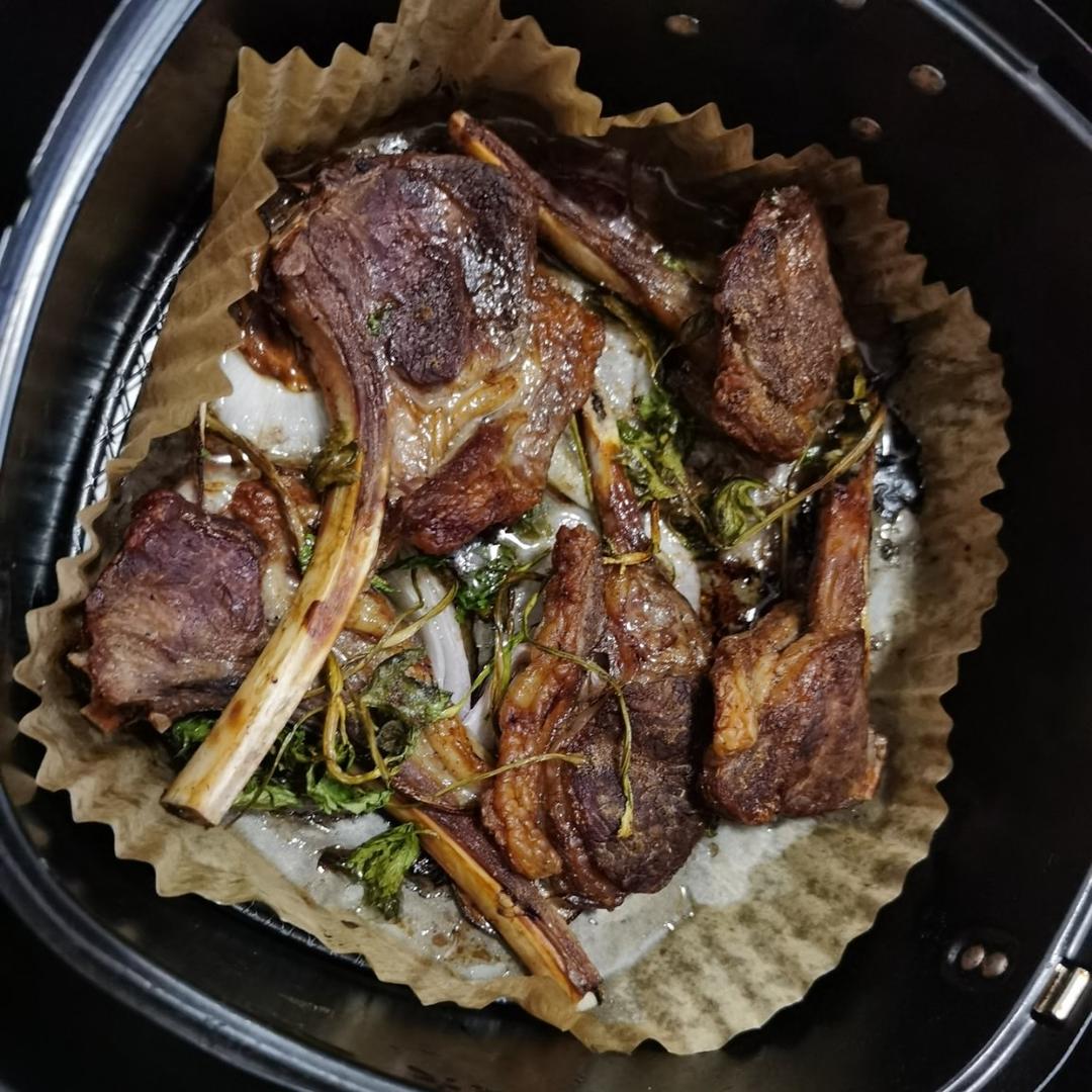 空气炸锅版烤羊排