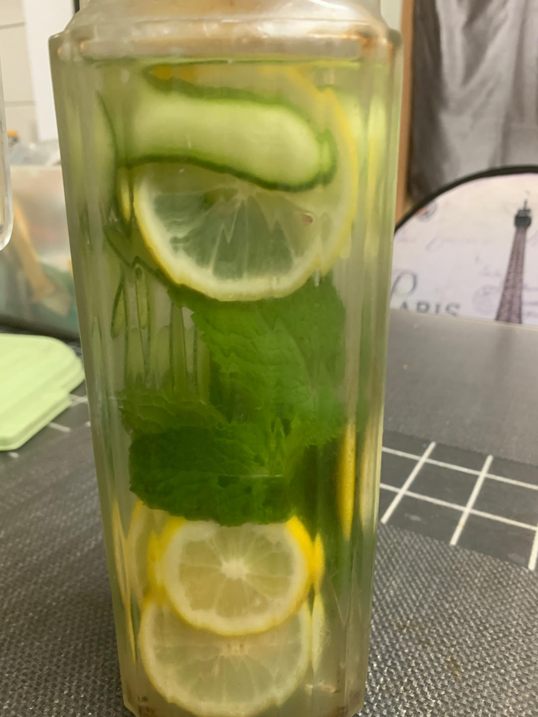 清爽一夏之青瓜青柠薄荷水🧊