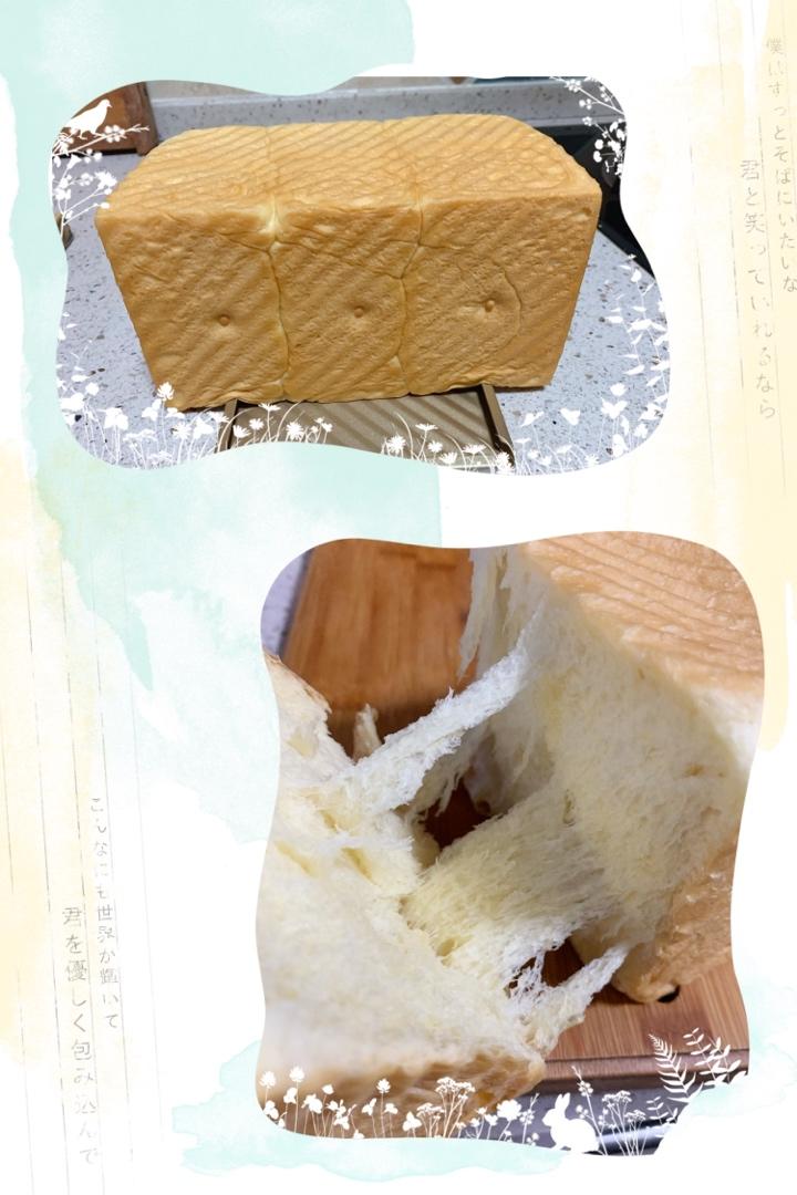 一次发酵❗️手撕吐司面包，柔软拉丝～