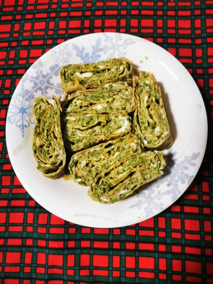 堂妈小厨——香椿芽厚蛋烧