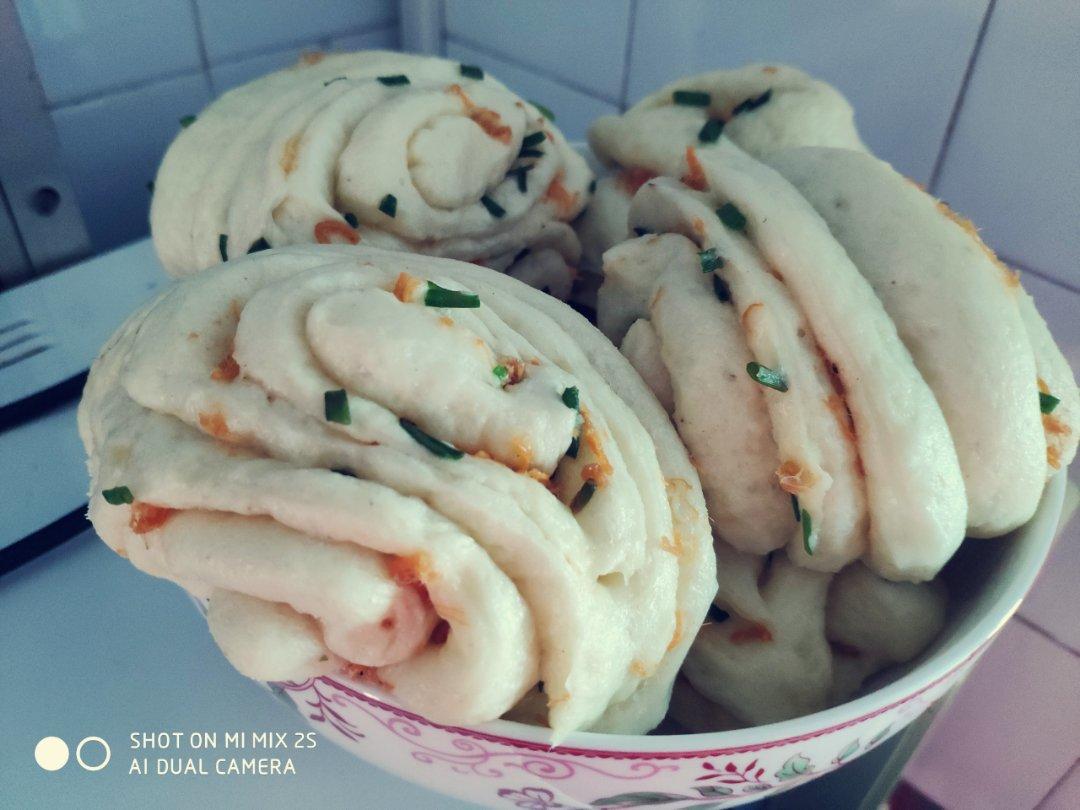 葱花肉松卷
