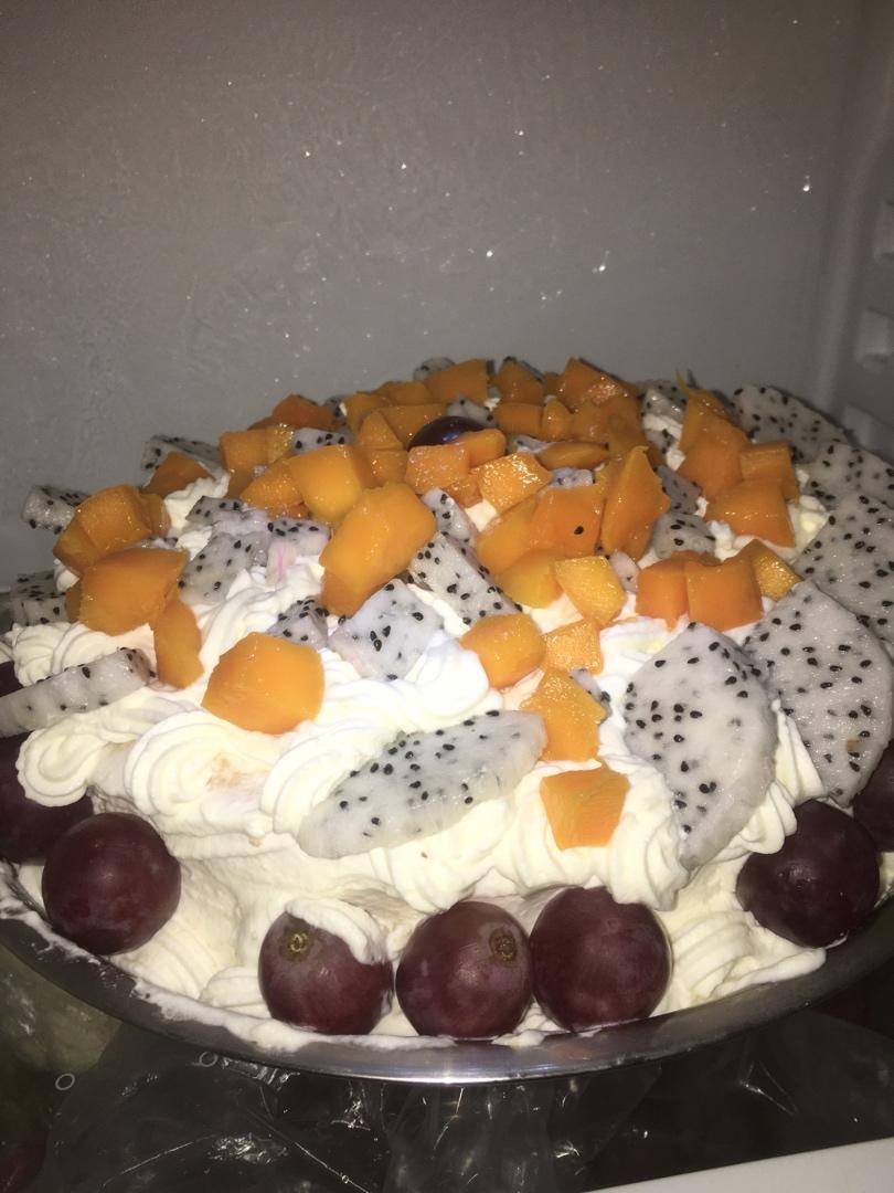 漩涡原味8寸生日蛋糕