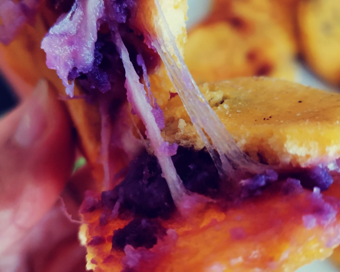 紫薯南瓜发面饼的做法