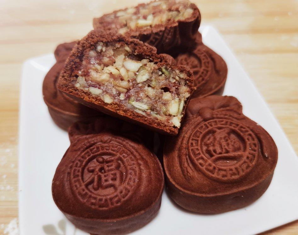 ❗️五仁🥮月饼馅—制作简单快手，口感好，回油快