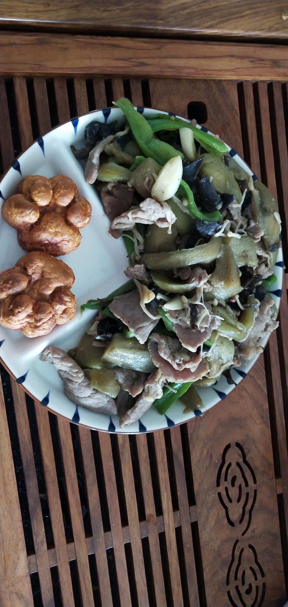 减脂必备超美味茄子炒牛肉