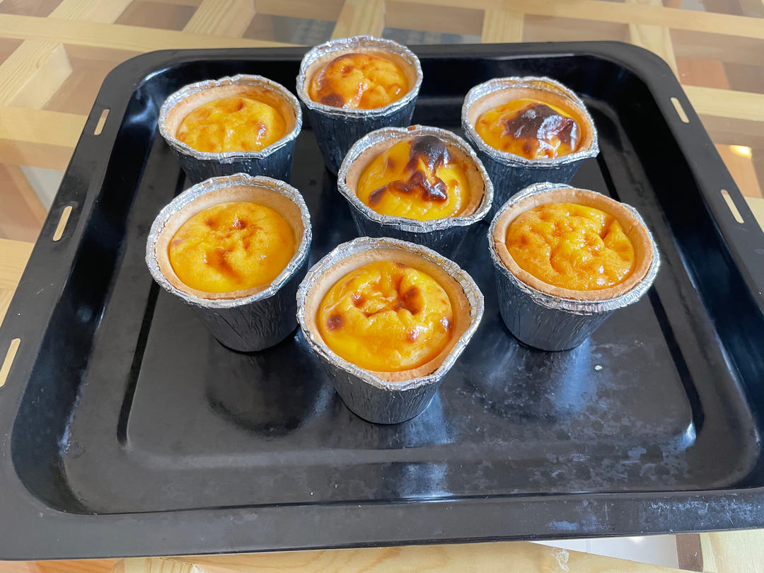 【酥到掉渣--德式布丁蛋挞】