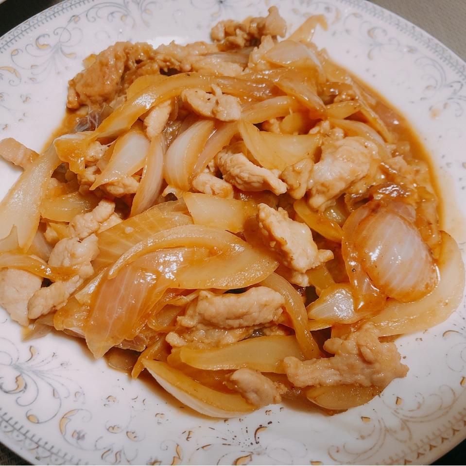洋葱炒肉丝