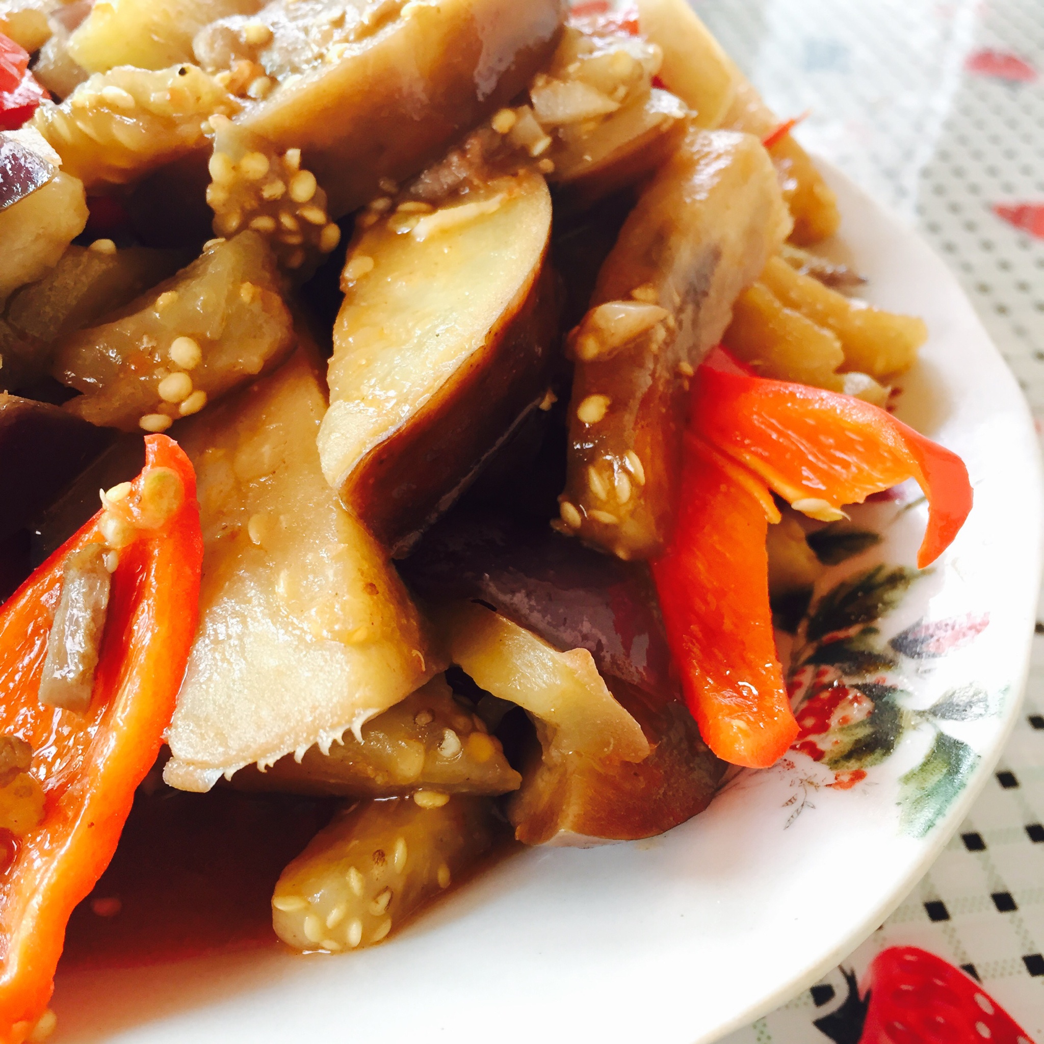 红烧肉沫茄子