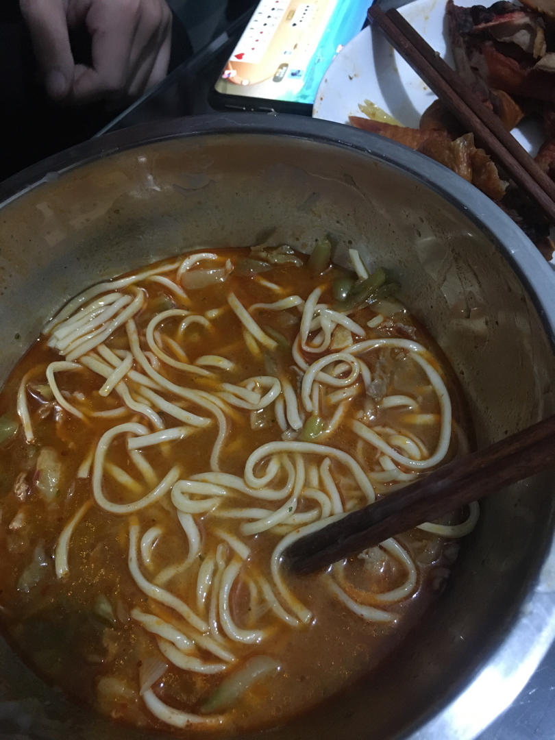 香辣榨菜肉丝面