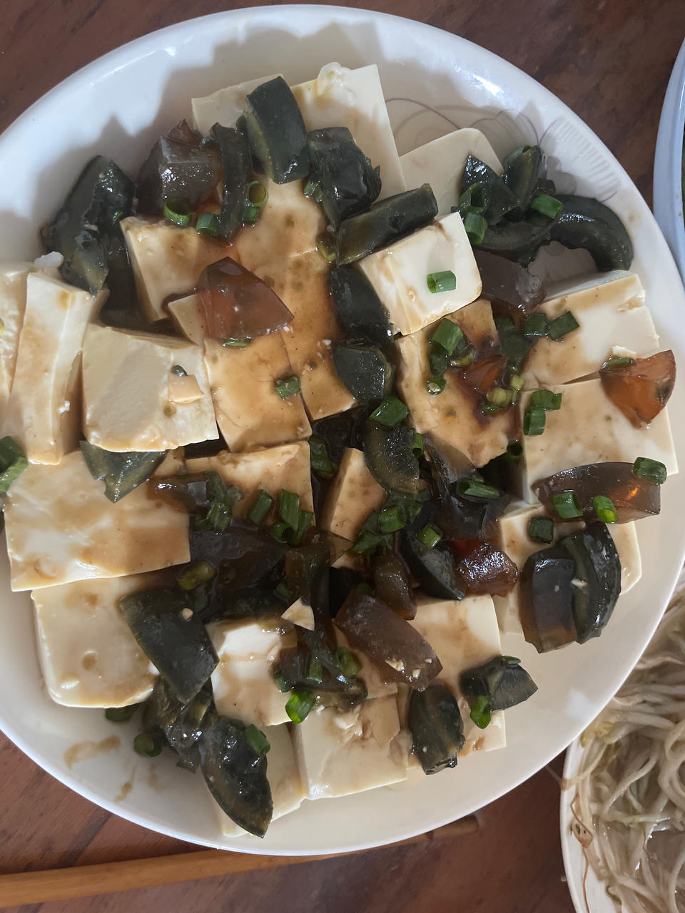 皮蛋豆腐