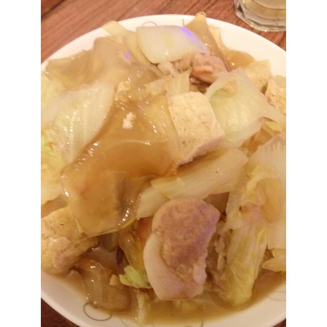 白菜炖豆腐