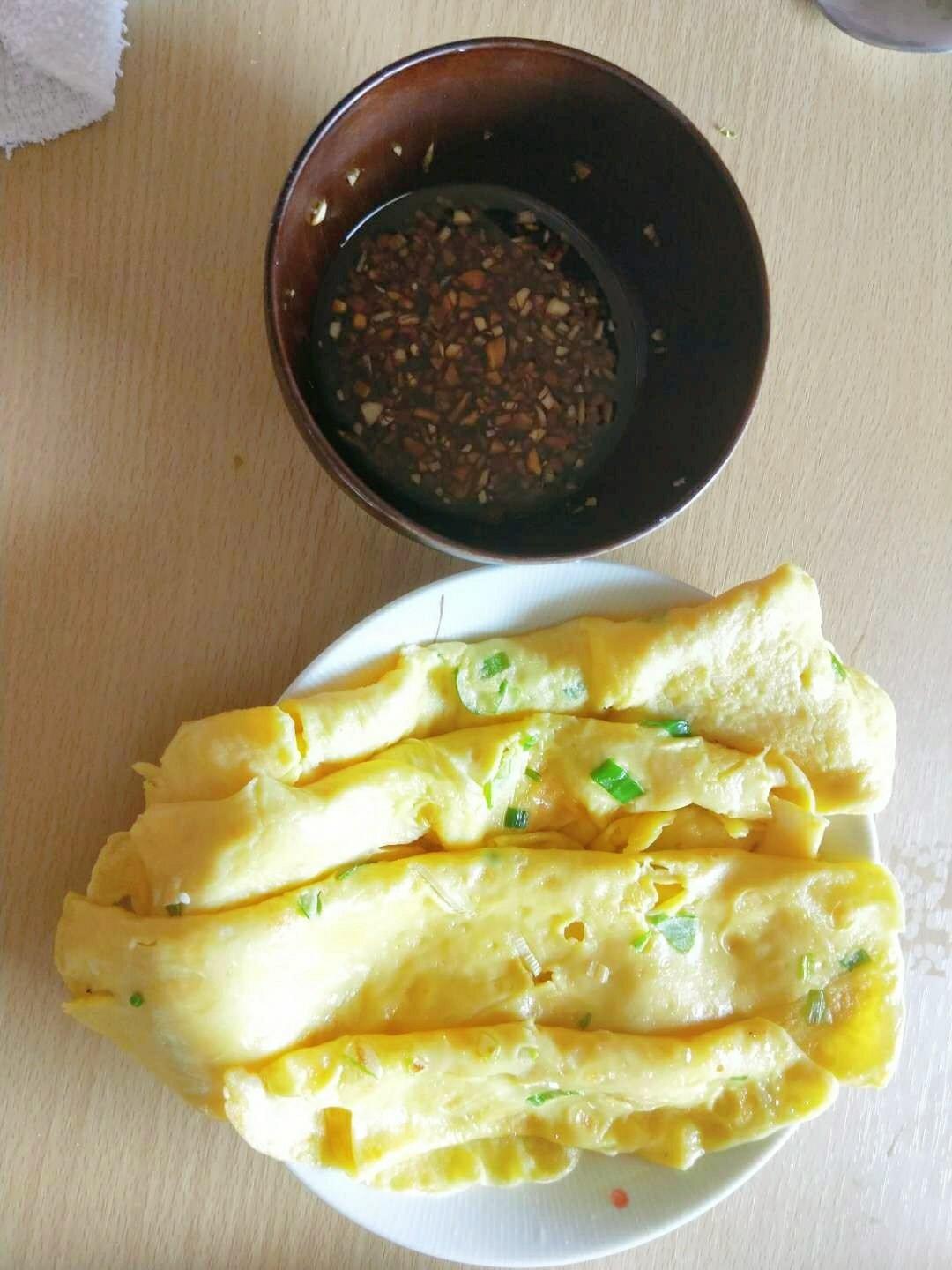 葱花鸡蛋饼
