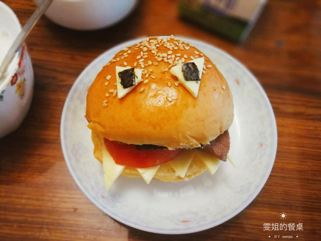 汉堡胚面包餐包（视频夏季轻松快速手揉手套膜方法）