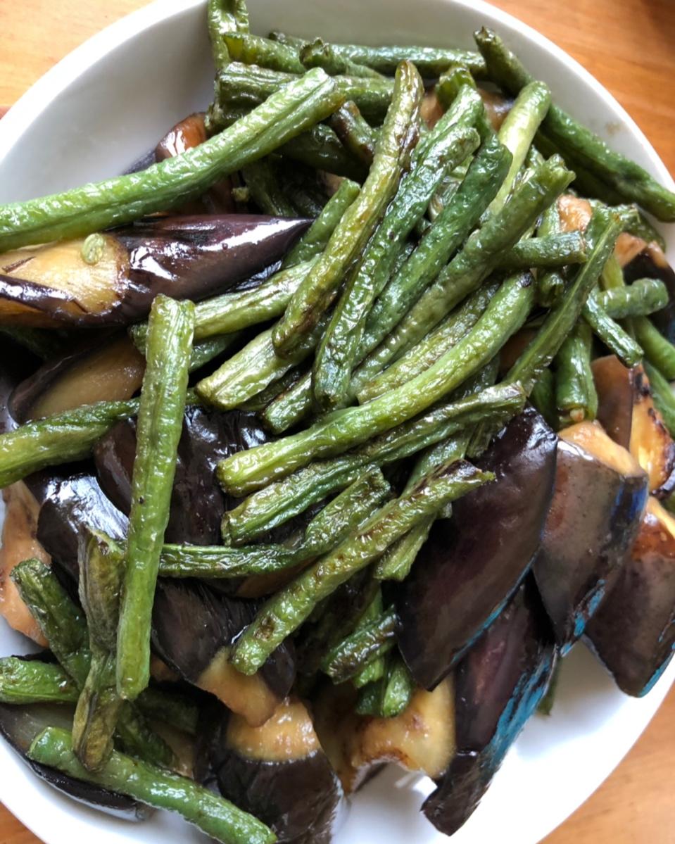豆角烧茄子