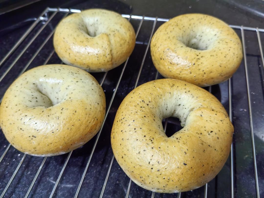 隔夜冷藏发酵版伯爵红茶牛奶贝果