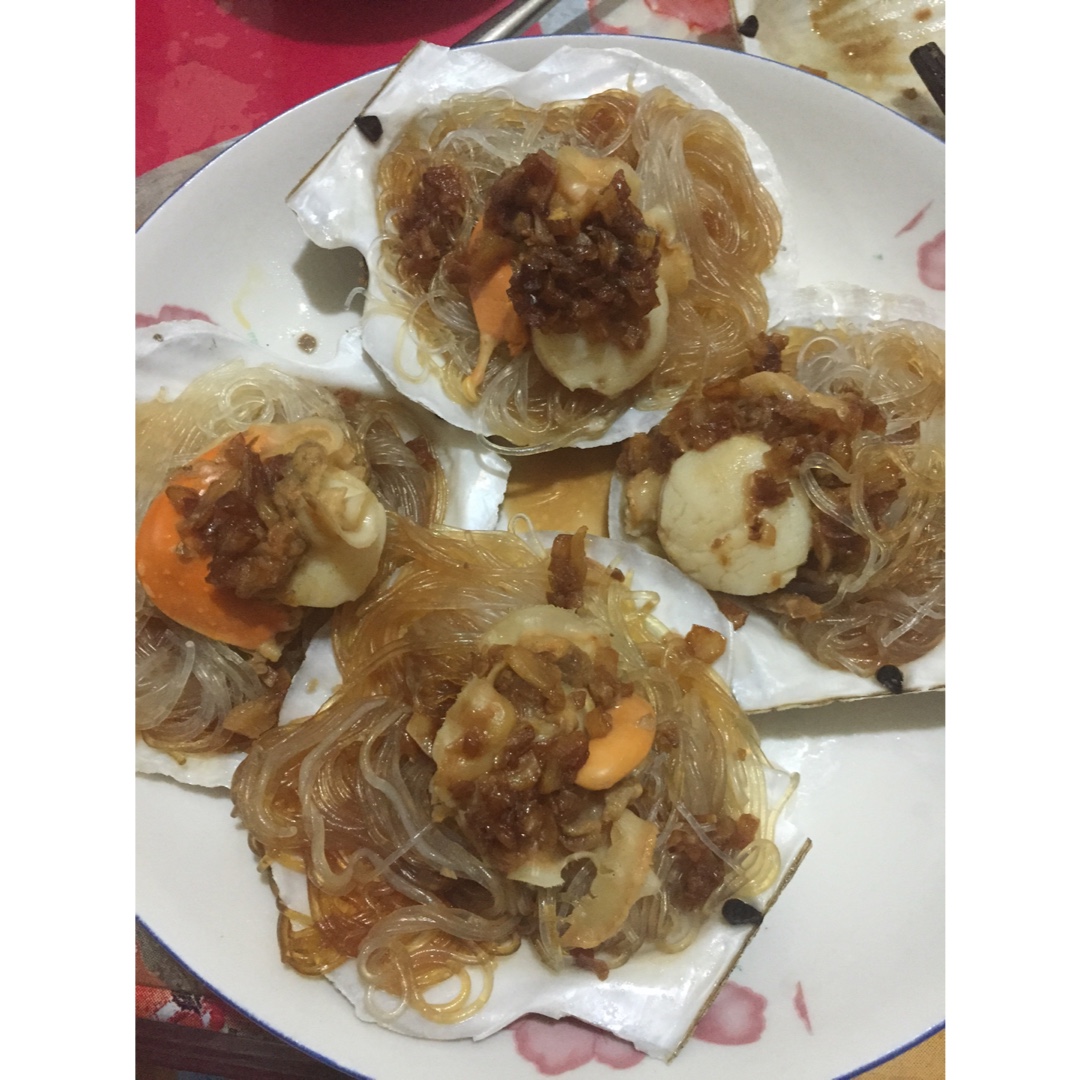 蒜蓉粉丝蒸扇贝