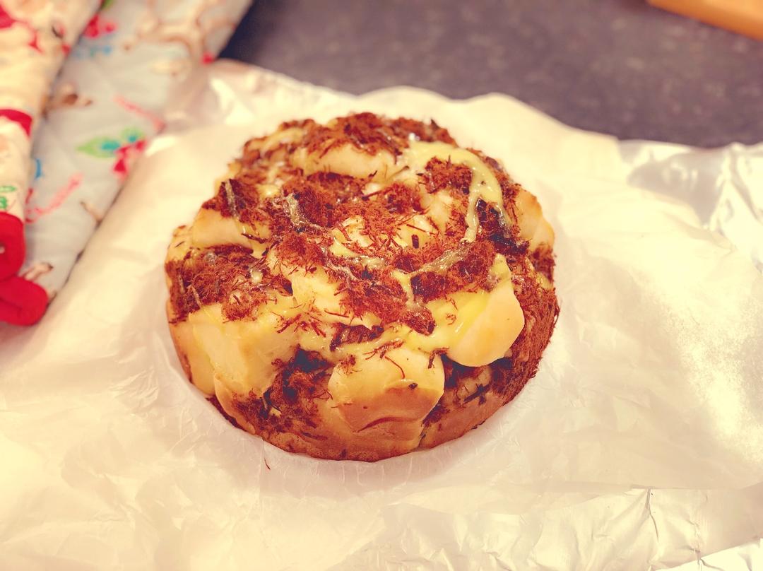 肉松手撕面包—超软会爆浆的面包哟