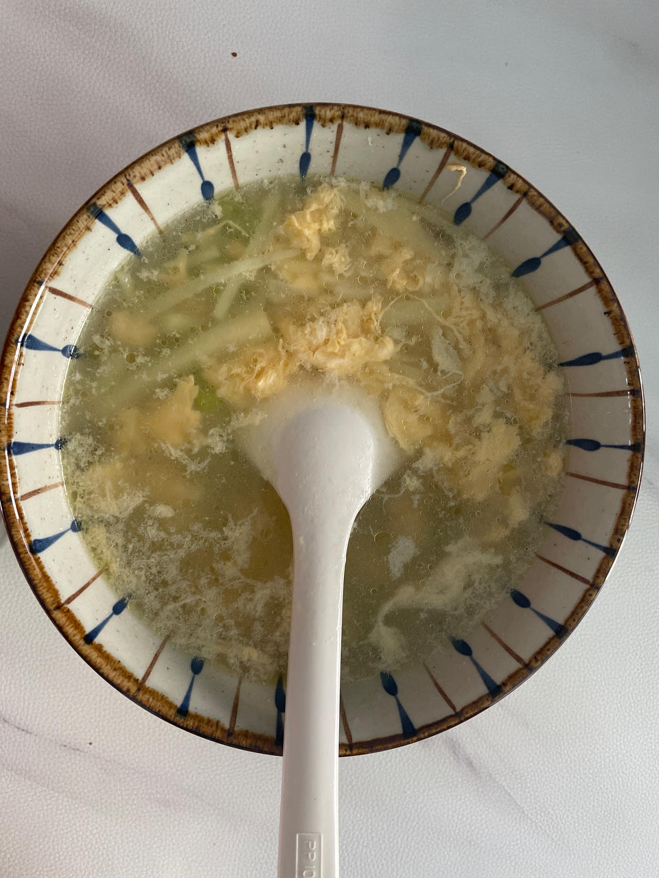 辰宝c做的美味又简单易做的土豆片鸡蛋汤