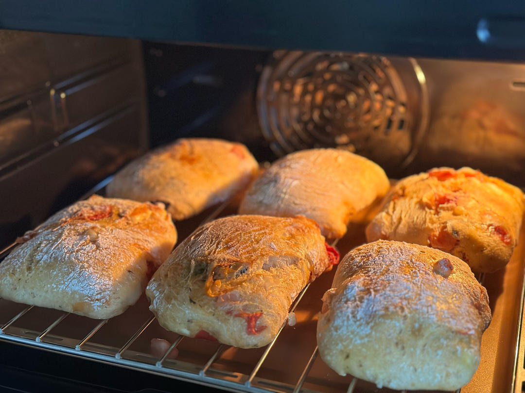 超级简单点恰巴塔配方！免揉面也有大气孔💞