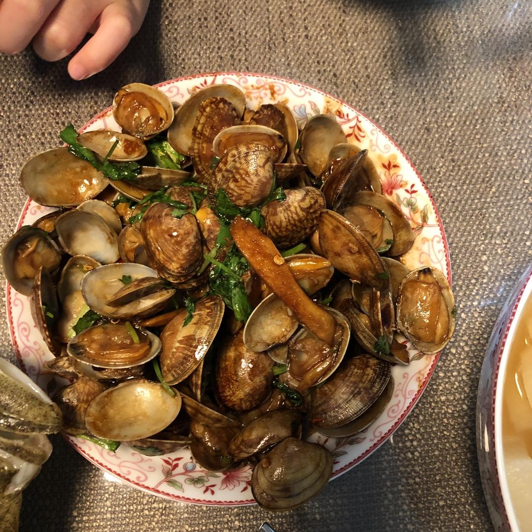 爆炒花蛤