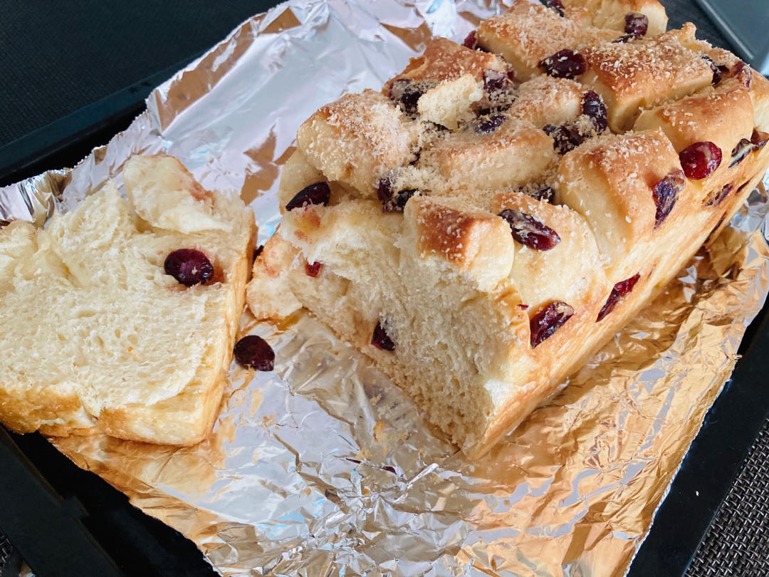 日式炼乳蔓越莓吐司