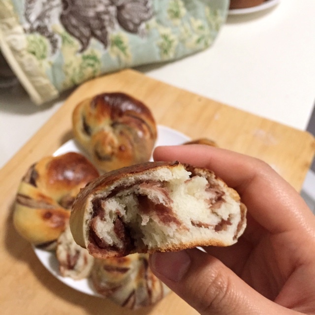 豆沙面包卷