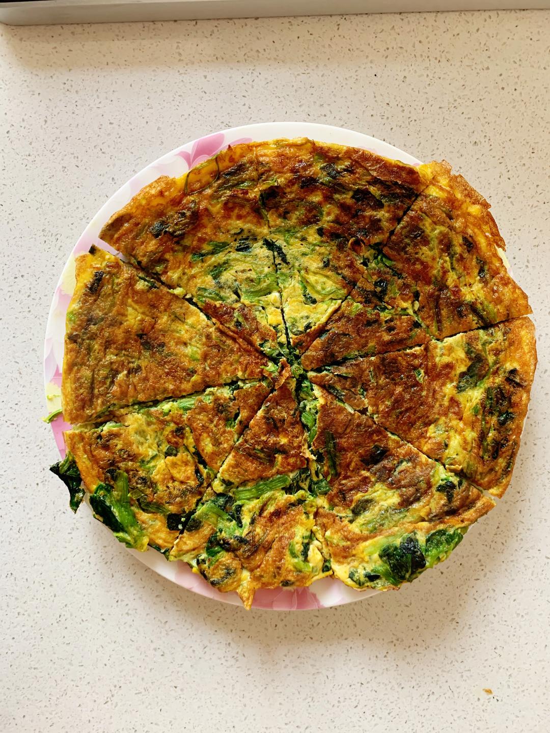 菠菜鸡蛋饼的做法