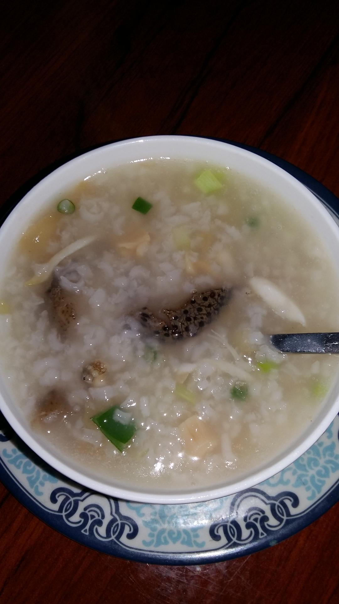 海参鲍鱼粥的做法