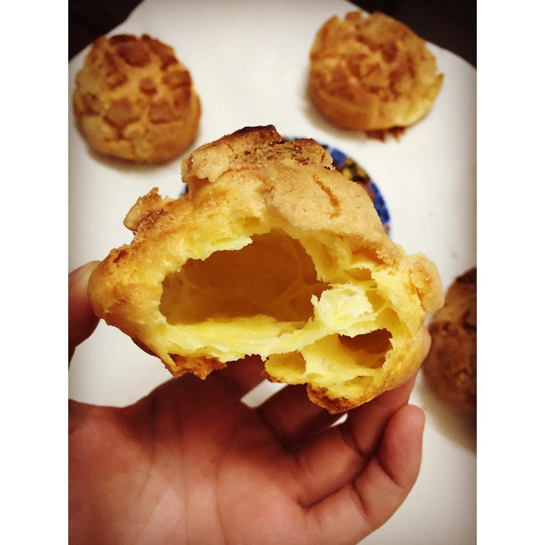 手掌那么大的脆皮大泡芙